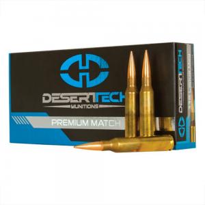 Desert Tech DTM .338 Lapua Mag 300gr Match Ammunition Case 200rds DTM-338300-CS DTM-338300-CS