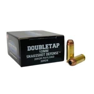 DoubleTap Ammunition 10MMSS20 Snake Shot  10mm 20 Per Box/50 Case