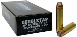DoubleTap Ammunition 450B300SP 450Bushmaster 300gr 20 Per Box/25 Case 183131