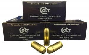 DoubleTap Colt National Match 10mm Auto Ammo 180 Grain FMJ Projectile [FC-013964483024]