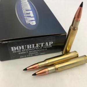 Doubletap Ammunition 30-06 Springfield 165 Grain Swift Scirocco II Spitzer Box of 20