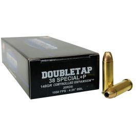 Doubletap Ammunition .38 Special 148 gr JHP 20rds Handgun Ammo for Effective Self-Defense - 38SP148CE