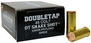 Doubletap Ammunition DT SnakeShot .45 Colt 220 gr #9 20rds Handgun Shotshell for Superior Performance - 45CSSS2
