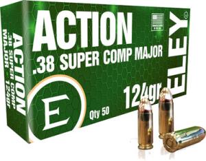 ELEY ACTION 38 SUPER 124GR FMJ COMPETITION 50RD 20BX/CS