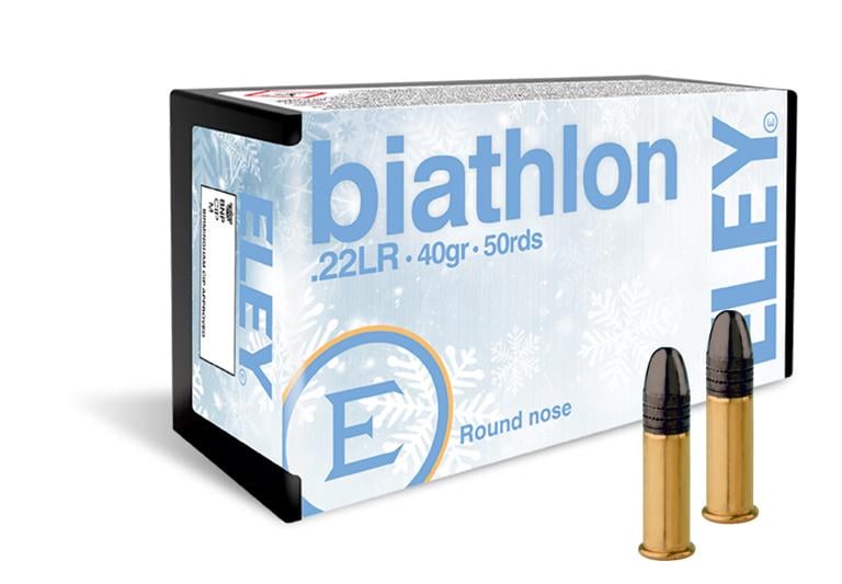 ELEY BIATHLON CLUB 22LR 40GR RN 50RD 100BX/CS