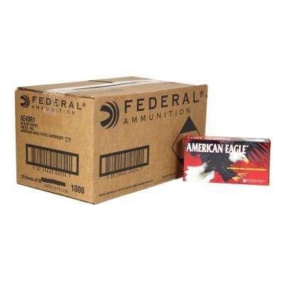 Federal AMERICAN EAGLE 40 S&W 180GR FMJ 1000/Box AE40R1 BK