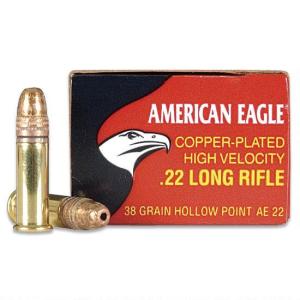 Federal American Eagle .22 LR Ammunition 4000 Rounds HP 38 Grain AE22