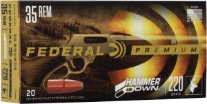 Federal HammerDown Rifle Ammunition .35 Rem 220 gr SPFN 1990 fps 20/ct