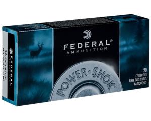 Federal Power-Shok .30-06 Springfield, 150 Grain JSP, 20 Rounds 3006A 3006A