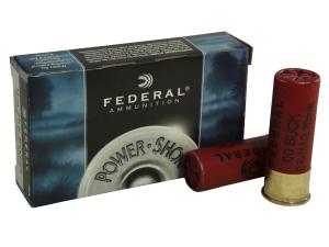 Federal Power-Shok Ammunition 12 Gauge 2-3/4 Buffered 00 Buckshot 12 Pellets - 186093" F130 00