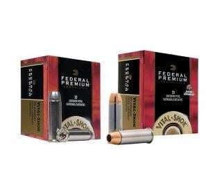 Federal Premium .454 Casull 300 Grain Swift A-Frame Nickel-Plated Cased Centerfire Pistol Ammunition 20 Rounds P454SA