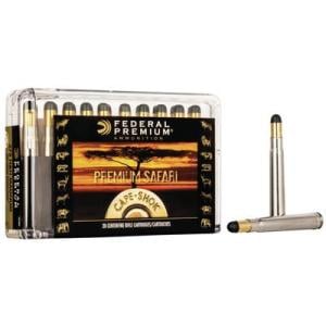 Federal Premium CAPE-SHOK .375 H&H Magnum 300 Grain Woodleigh Hydro Solid Centerfire Rifle Ammo 20 Rounds P375WH