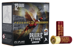 Federal Premium Prairie Storm FS Lead Shotshells - 12 ga. - #4 - 3" - 25 Rounds