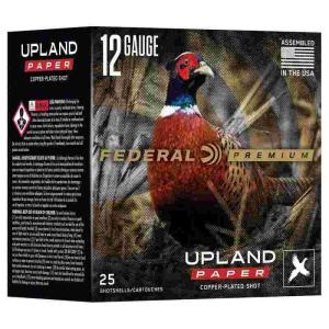 Federal Premium Upland Paper Shotshells 12ga 2-3/4" 1-1/4oz 1330 fps #5 25/ct FAPUP1545