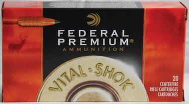 Federal Premium Vital-Shok, .300 Winchester Magnum, Trophy Copper BT, 165 Grain, 20 Rounds