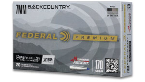 Federal Terminal Ascent 7mm Backcountry 170gr FMJ Rifle Ammo - 20 Rounds