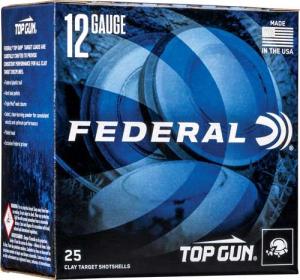 Federal Top Gun Ammunition 12 Gauge 2-3/4" 1-1/8 oz #7-1/2 Shot Case of 250 (10 Boxes of 25)