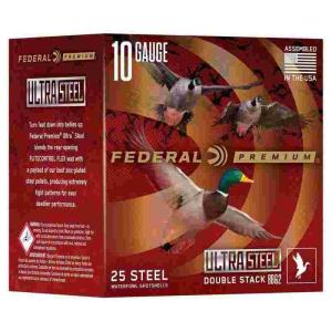Federal Ultra Steel Shotshells 12ga 3-1/2" 1-1/2oz 1500 fps #1 & BBB 25/ct FAPWUX107BBB1