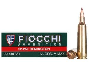 Fiocchi Extrema Centerfire Rifle Ammo - .22-250 Remington - 40 Grain - 20 Rounds