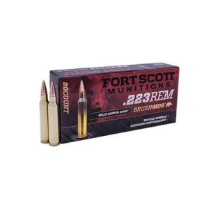 Fort Scott Munitions 223 Rem 55 Grain Centerfire Pistol Ammunition 20 Rounds 223-055-SCV