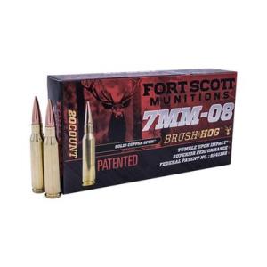 Fort Scott Munitions 7MM-08 REMINGTON 120 Grain Centerfire Rifle Ammunition 20 Rounds 7MM08-120-SCV1