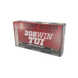 Fort Scott Munitions Tumble Upon Impact .308 Win 175 gr SCS 20rds Rifle Ammo for Precision - 308175SCV2