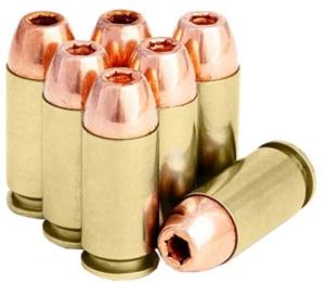 Freedom Munitions .40 S&W 180 Gain Hollow Point Brass Cased Pistol Ammo, 50 Rounds, FM40H180N FM40H180N