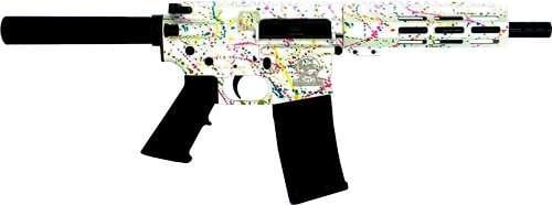 GLFA AR-15 Pistol Saved By The Splatter GL15223P S-WHT 223/5.56 30 Rd. 7.5"