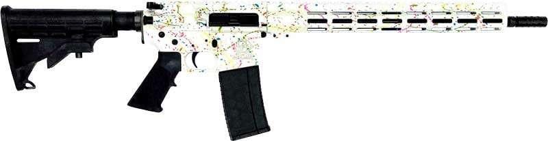 GLFA AR-15 Saved By The Splatter GL15223S-WHT 223/5.56 30 Rd. 16"