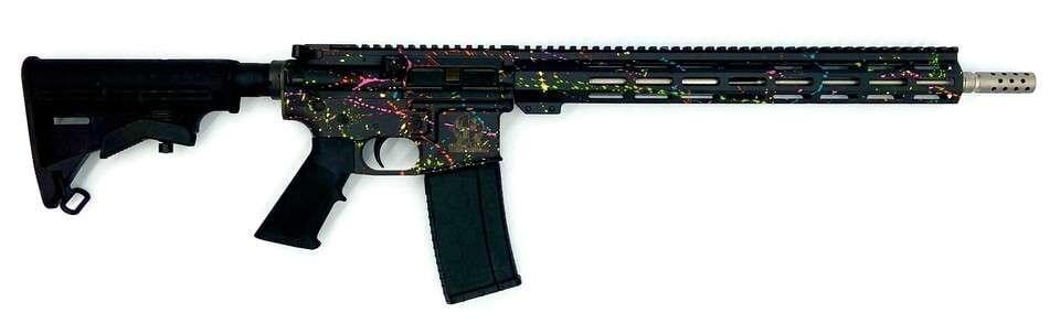 GLFA AR-15 Saved By The Splatter GL15223SSSBLK 223/5.56 30 Rd. 16"