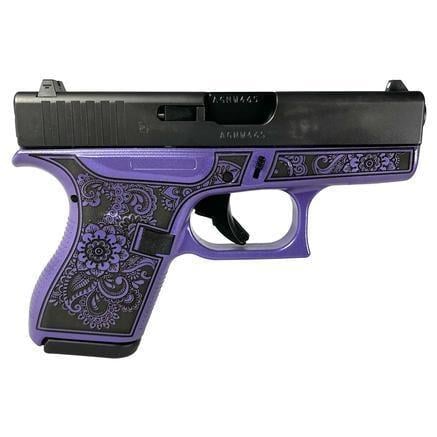 Glock 42 Auto Mandala w/ Purple Pearl UI4250201MDLPP 6 3.25"