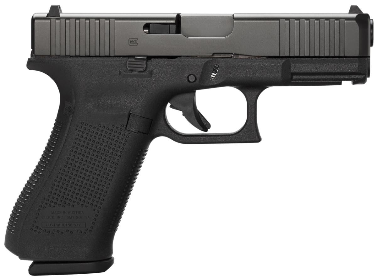 Glock 45 Gen5 Compact Crossover Black nDLC Steel G4517AUT 9mm 17 + 1 4.02"