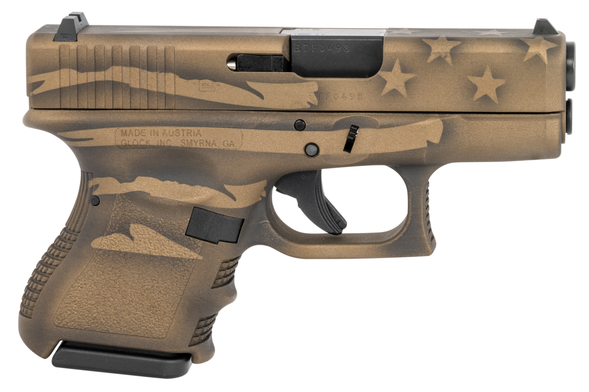 Glock Glock 27 Gen3 Coyote Battleworn PI2750204 40 S&W 9 3.43"