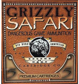 Grizzly Ammunition Safari Rifle Ammunition GC3HH3, 375 H&H Mag, Triple Shock X, 270  GR, 1700  fps, 5 Rd/bx