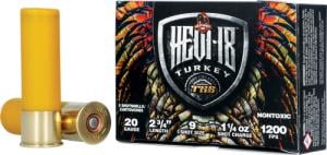 HEVI-Shot HEVI-18 TSS Turkey Shotshells 20ga 2-3/4" 1-1/4oz 1200 fps #9 5/ct
