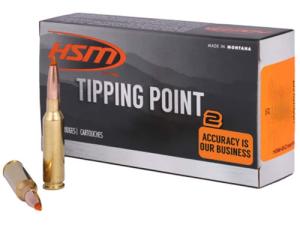 HSM Ammunition Tipping Point 2 .300 Win Mag 165 gr SST 20rds Rifle Ammo for Long-Range Precision - 300WINMAG-51-N