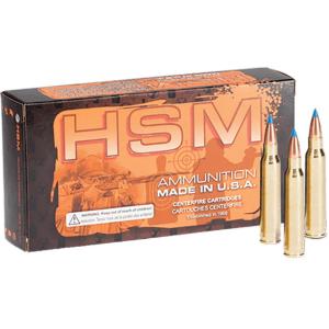 HSM Ammunition Varmint .204 Ruger 32 Grain Sierra Blitzking Brass Cased Centerfire Rifle Ammo, 50 Rounds, HSM-204R-3-N HSM204R3N