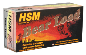 HSM Bear Load .44 Remington Magnum 305 Grain Wide Flat Nose Handgun Ammo