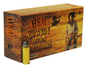 HSM Cowboy Action Ammunition 45 S&W Schofield 200 Grain Hard Cast Lead Round Nose Flat Point Box of 50