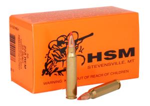 HSM Varmint 223 Rem 55 gr 3200 fps Hornady V-Max 22315 Single Box - 50 Rounds