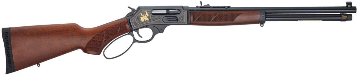 Henry Lever Action Steel Wildlife Edition H010GWL 45-70 4+1 18.43 Round Bar