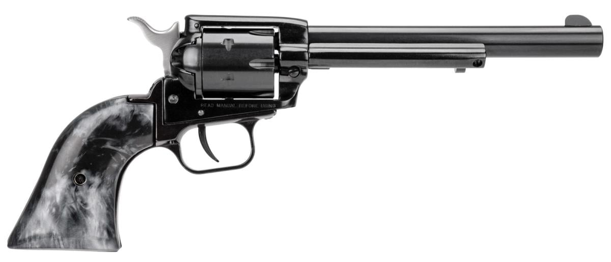 Heritage Rough Rider RR22B6BLKPRL 22 LR 6 rd 6.5"