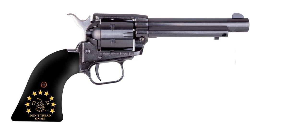 Heritage Rough Rider Small Bore Don't Tread On Me Grips RR22B4-GDTOM 22 LR 6 4.75"