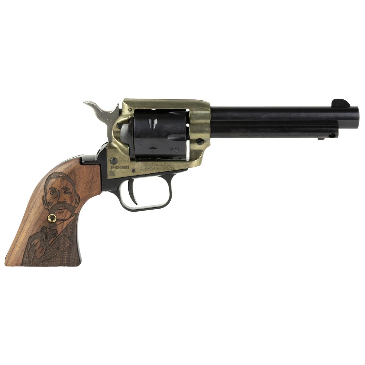 Heritage Rough Rider Wild West Bass Reeves TALO Edition RR22CH4-WW3 22 LR 6 4.75"