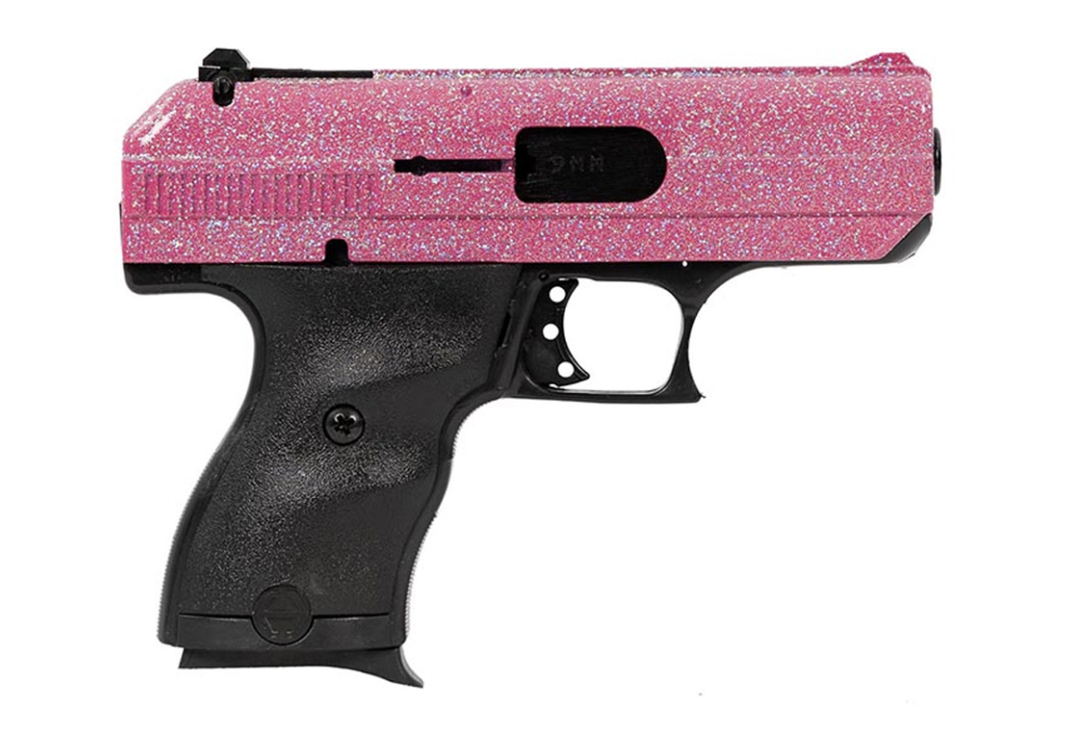 Hi-Point C9 Pink Sparkle Slide 916 PISP 9mm 8 3.5"