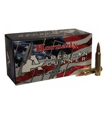 Hornady American Gunner Bulk Rifle Ammuntiton .223 Rem 55 gr HP 50/ct
