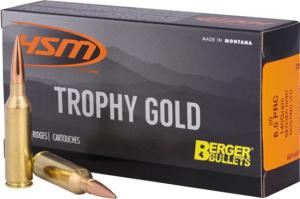 Hsm Ammunition Hsm Ammo Tg 6.5 Prc 140gr. Berger Match Hunt Vld 20pk 65PRC140VLD