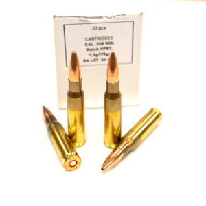 Igman .308 Winchester HPBT 175 Grain Box of 20 Rounds UPC: 810091153321 896761