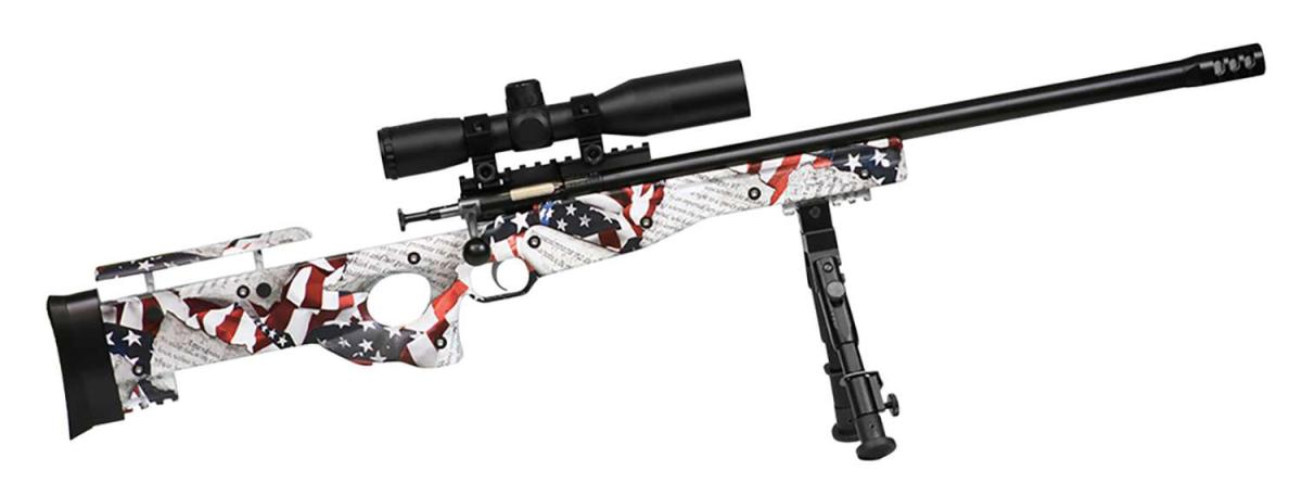 Keystone Sporting Arms Crickett Precision Red / White / Blue 2153 22 LR 1 Rnd 16.125"