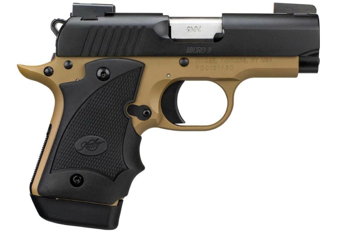 Kimber Micro 9 Desert Night KIM3300197 9mm 7+1 Round 3.15"